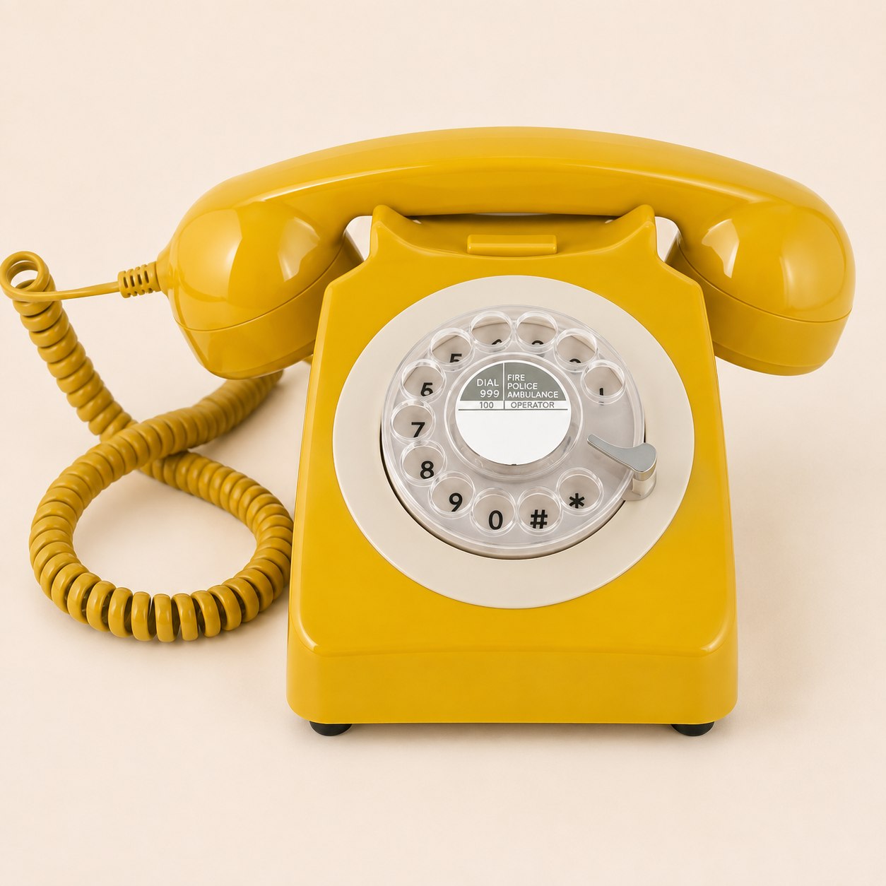 Téléphone Moutarde